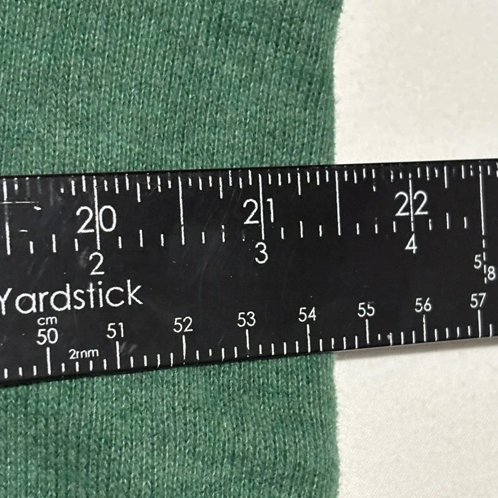 Polo‎ Ralph Lauren Quarter Zip Pullover Mens Medium Green Cotton Knit Preppy